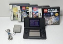 [11547-3] Nintendo DS Lite Black + 4 Games Bundle LEGO Series + Prince of Persia