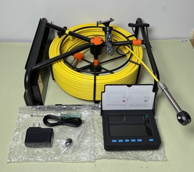 Sewer Camera 98.4ft/30m Pipe Inspection Camera HD Drain 4.3 In LCD Monitor