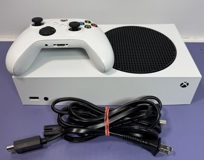 Microsoft Xbox Series S 512GB Console Gaming System White with controller/cables