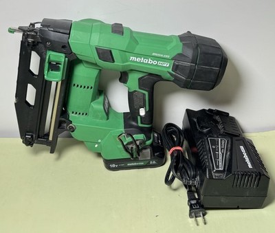 Metabo HTP NT 1865DSA Finish Nailer W/ Battery 2.0Ah and Charger