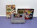 NCAA Football SNES 1994 w/ Box & Manual TESTED Authentic Nintendo Game CIB