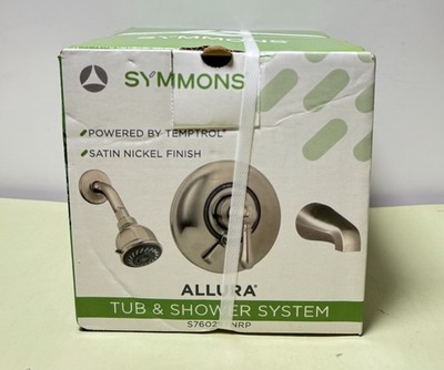 Symmons S7602STNRP Allura Tub and Shower Trim Package-New Sealed