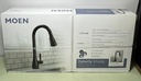 [11956-1] MOEN Doherty Single Handle Pull-Down Sprayer Kitchen Faucet Matte Black 87260BL