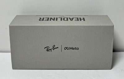 Ray-Ban Meta Headliner Gen 2 RW4013F Low Bridge Fit (Shiny Black, G15 Green)-New