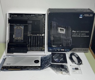 ASUS Pro WS WRX80E-SAGE SE WIFI Motherboard WRX80 sWRX8, Hyper M.2 x16 Gen4 Card