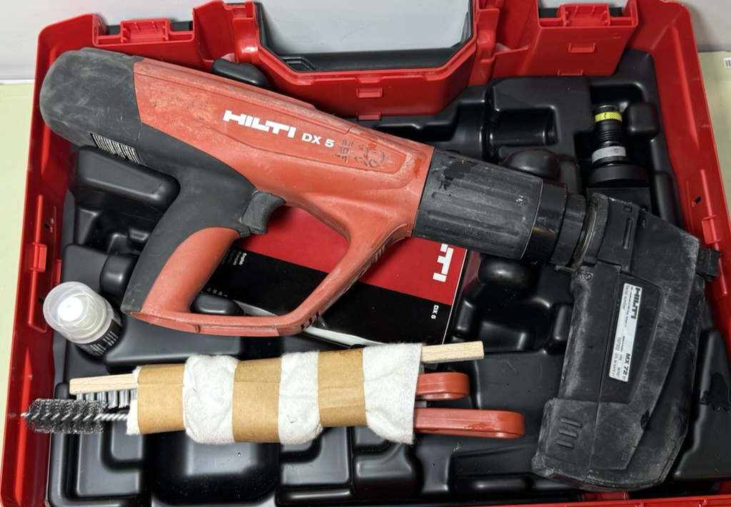 Hilti DX5 Powder Actuated Fastening Tool With MX 72  Magazine