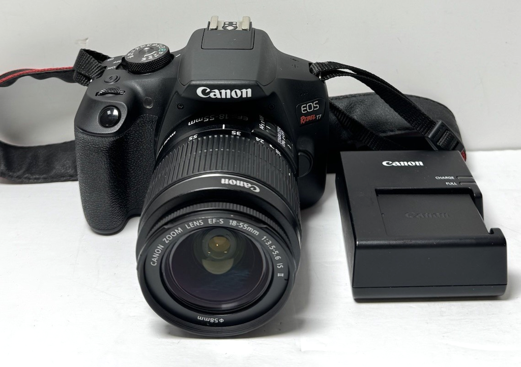 Canon EOS Rebel T7 24.1MP Digital SLR Camera Kit w/ 18-55mm Zoom Lens