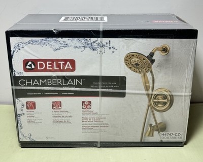 Delta Chamberlain Tub & Shower Faucet Champagne Bronze-New Sealed