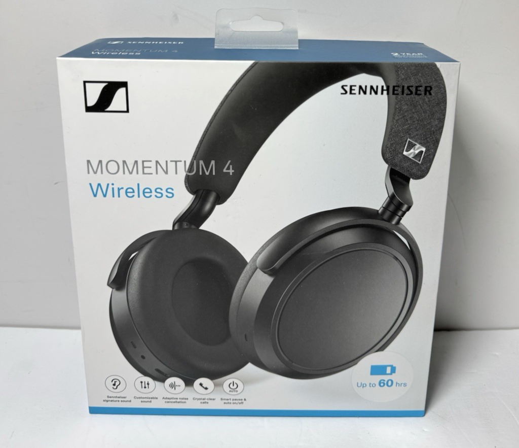 Sennheiser Momentum 4 Over The Ear Wireless Headphones - Black