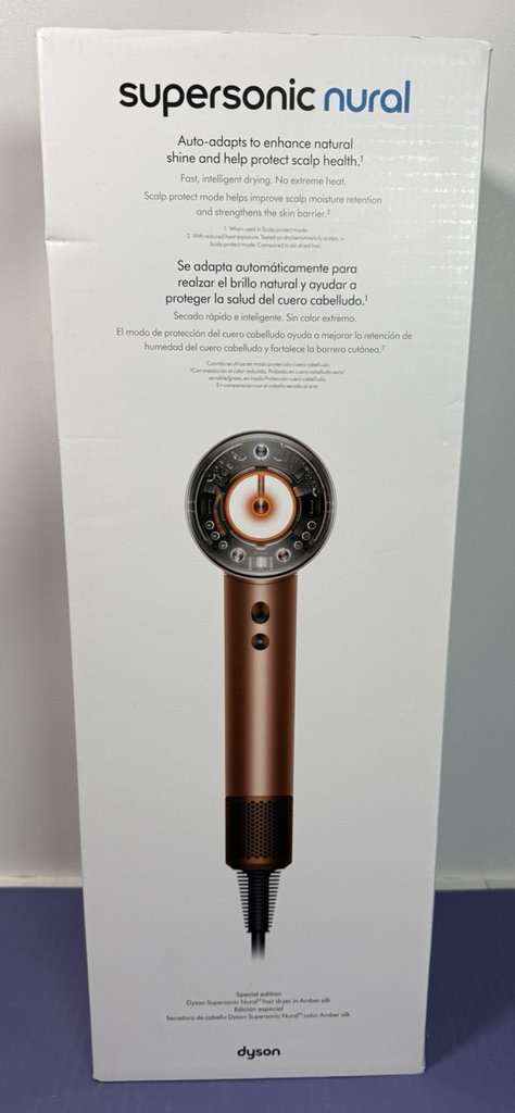 Dyson Supersonic Nural HairDryer HD16 Limited Ed. Amber Silk - NEW & SEALED