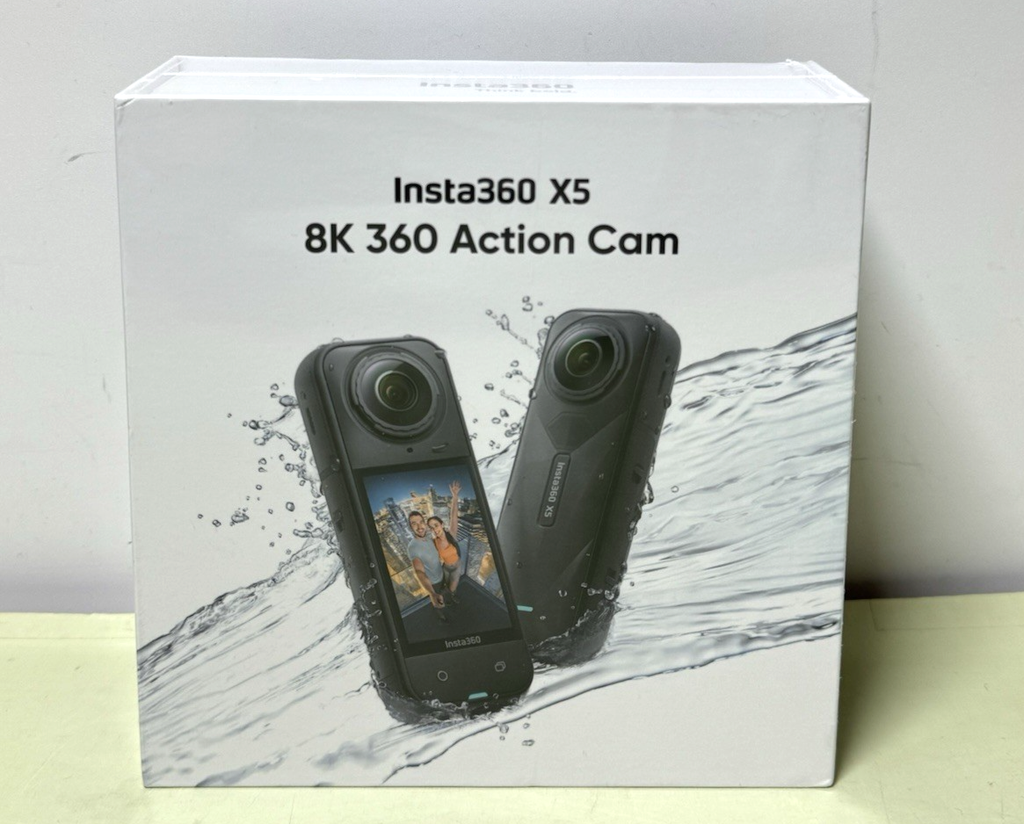 Insta360 X5 Waterproof 8K 360° Action Camera - New Sealed