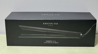 Kristin Ess Nanoblack 3-in-1 Flat Iron - 1" -Brand New