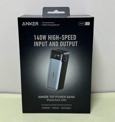 Anker 737 Power Bank 140W 24000mAh High-Speed Input And Output -New Sealed