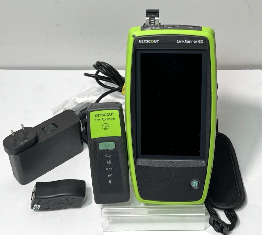 NETSCOUT LinkRunner G2 Network Tester LR-G2 – Tested, Reset, w/ Test Accessory