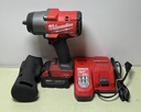 [12561-3] Milwaukee 2967-20 M18 FUEL 18V 1/2 in High Torque Impact Wrench W/ Batt&Charger