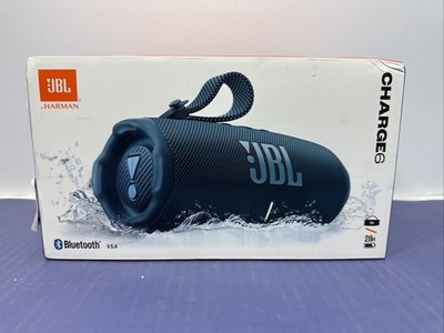 JBL Charge 6 Blue Portable Bluetooth Speaker FACTORY SEALED