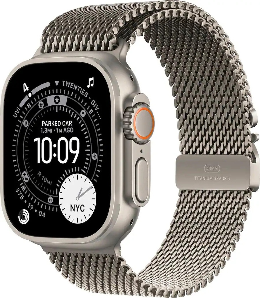 Apple Watch Ultra 3 GPS + Cellular 49mm Natural Titanium Milanese Loop-Open Box