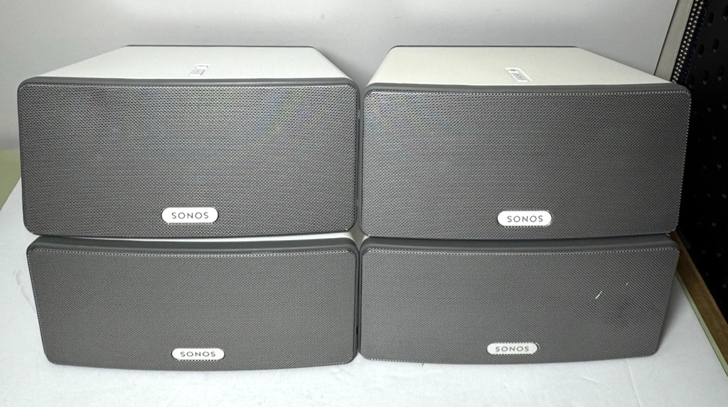 Set of 4 Sonos - PLAY:3 (1st Gen) Wireless Speaker for Streaming Music