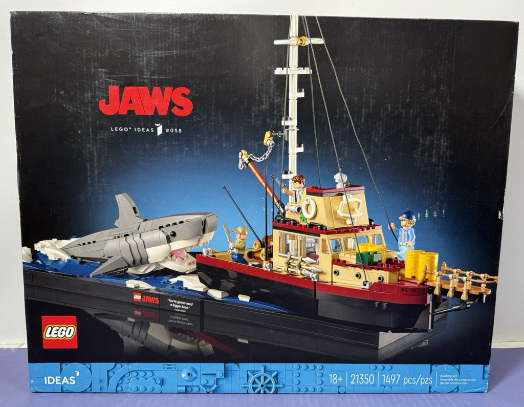 LEGO Ideas: Jaws (21350) New Sealed Box - FREE SHIPPING!