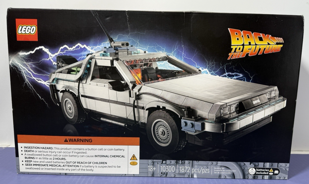 LEGO Icons: Back to the Future Time Machine (10300) Delorean - New & Sealed