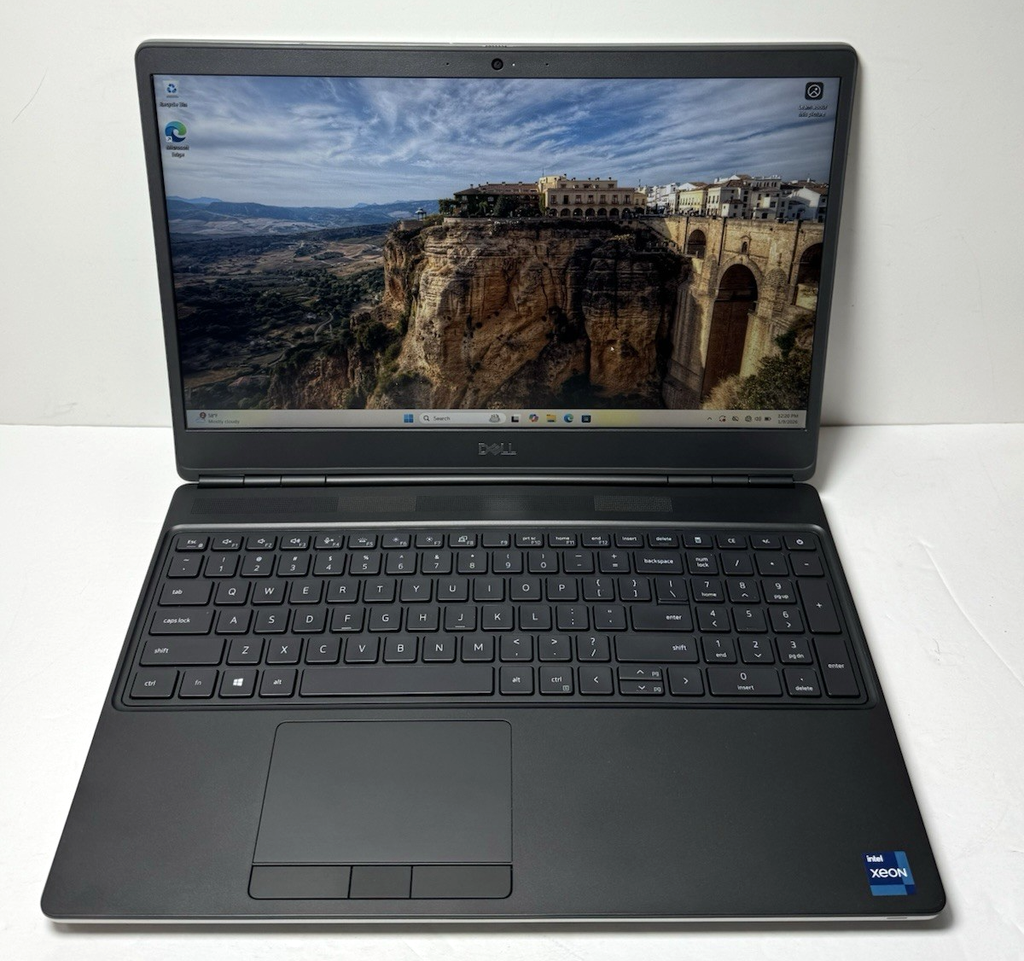Dell Precision 7560 15.6" XEON W-11855M 32GB Ram, 512GB SSD NVIDIA T1200 Win11P