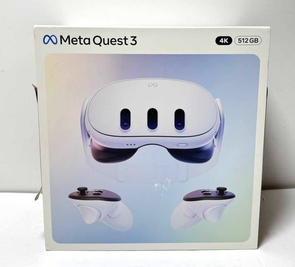 Meta Quest 3 512GB | VR Headset Thirty Percent Sharper Resolution -New Sealed