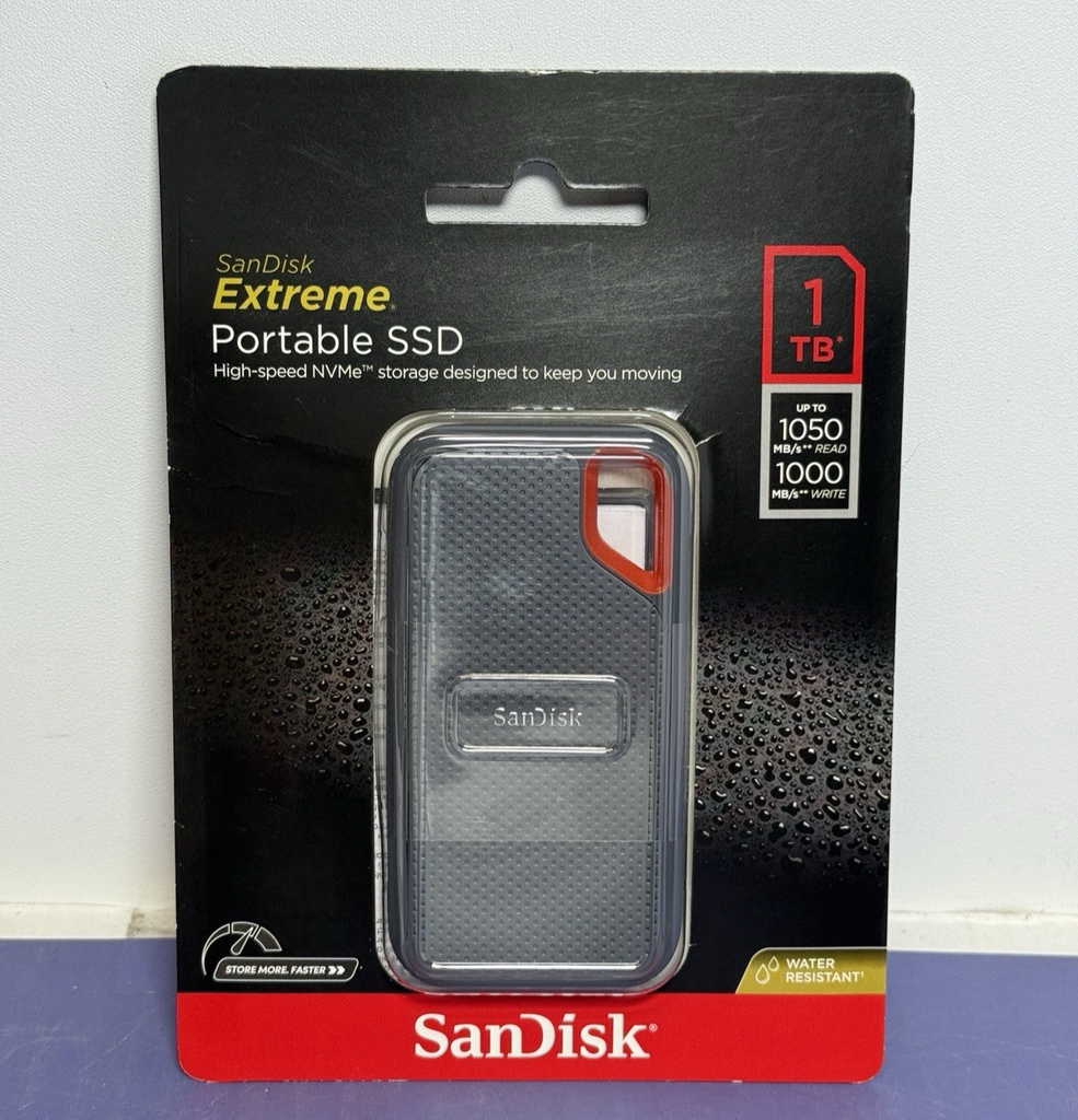 SanDisk - Extreme Portable 1TB External USB-C NVMe SSD