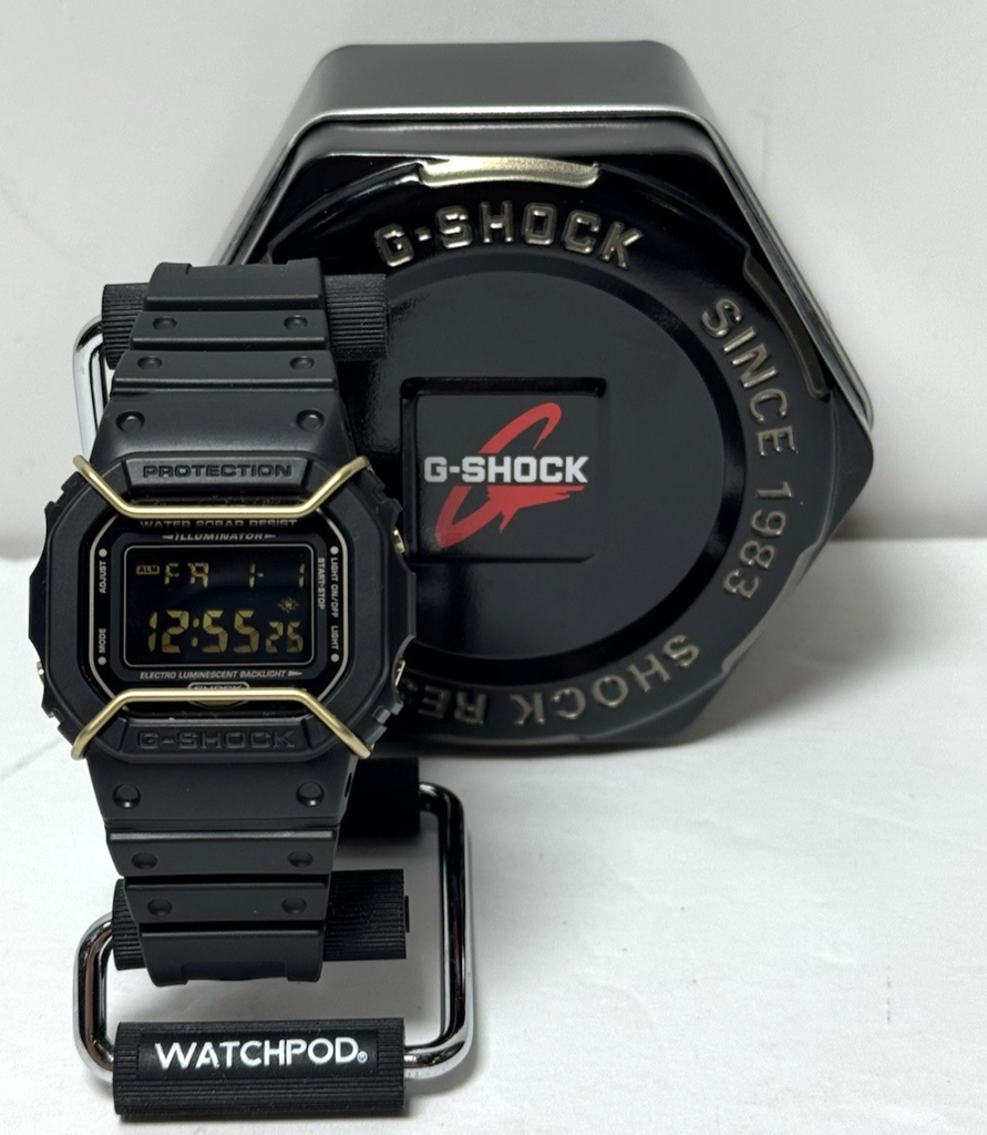 CASIO G-SHOCK DW-5600P Black Resin Quartz Digital Watch