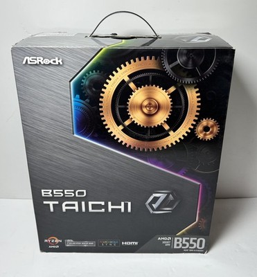 ASRock B550 Taichi Socket AM4, AMD Ryzen Processors Motherboard