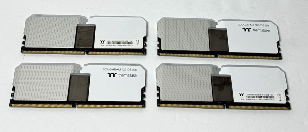 Thermaltake TOUGHRAM XG RGB D5 64GB (4x16GB) DDR5 5600MHz CL36 RAM Memory Kit