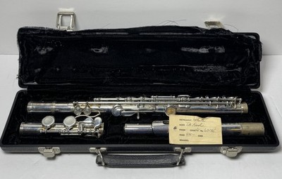 Emerson USA Student Flute Silver-Plated C Foot w/ Hard Case