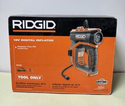 RIDGID 18V Cordless Portable Inflator (Tool Only) -R87044