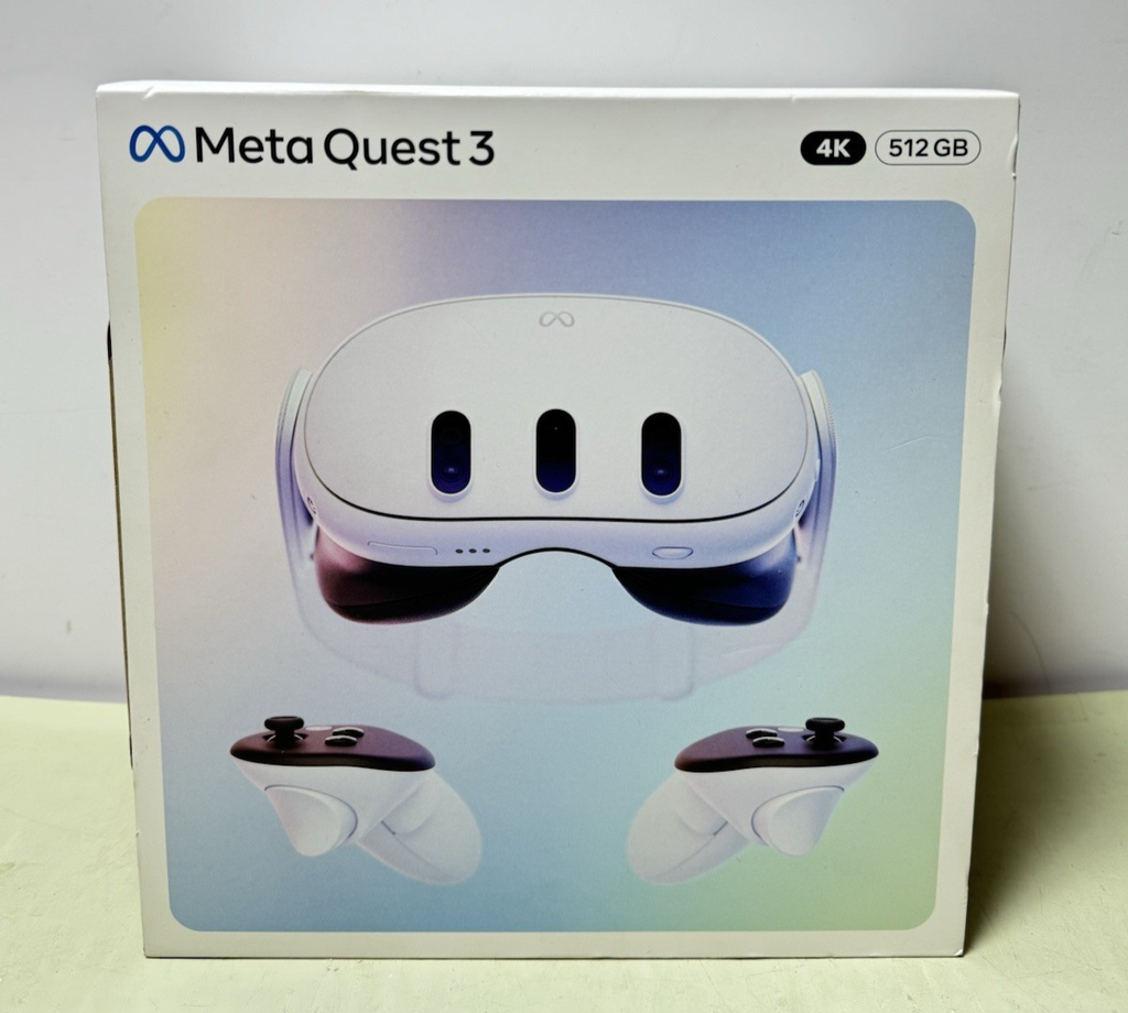 Meta Quest 3 512GB Mixed Reality VR Headset 4K 899-00583-01-New Sealed