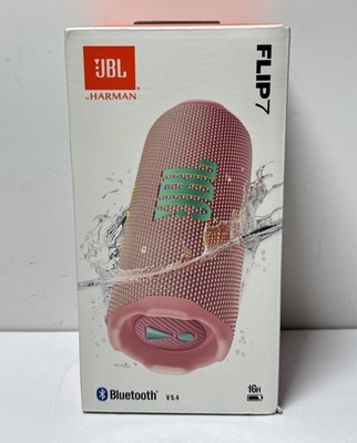 JBL Flip 7 Pink Portable Bluetooth Speaker-New Sealed
