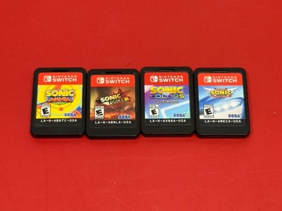Nintendo Switch Sonic Games Lot of 4 Colors Ultimate Forces Mania Frontiers