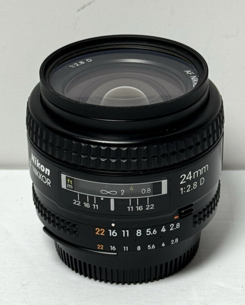 Nikon AF Nikkor 24mm F2.8 Camera Lens Wide Angle Auto Focus