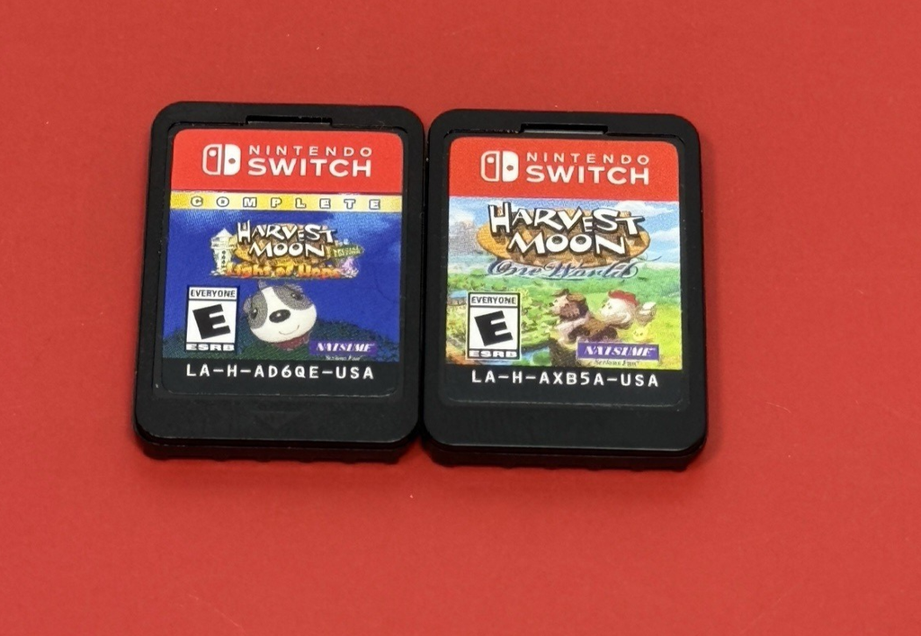 Nintendo Switch Harvest Moon Bundle – One World + Light of Hope (Carts Only)