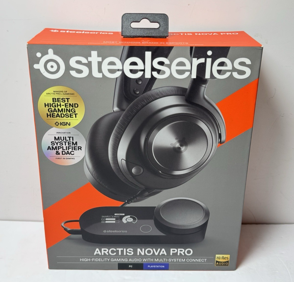 SteelSeries - Arctis Nova Pro Wired Multi Gaming Headset for PC, PS5, PS4, Switc