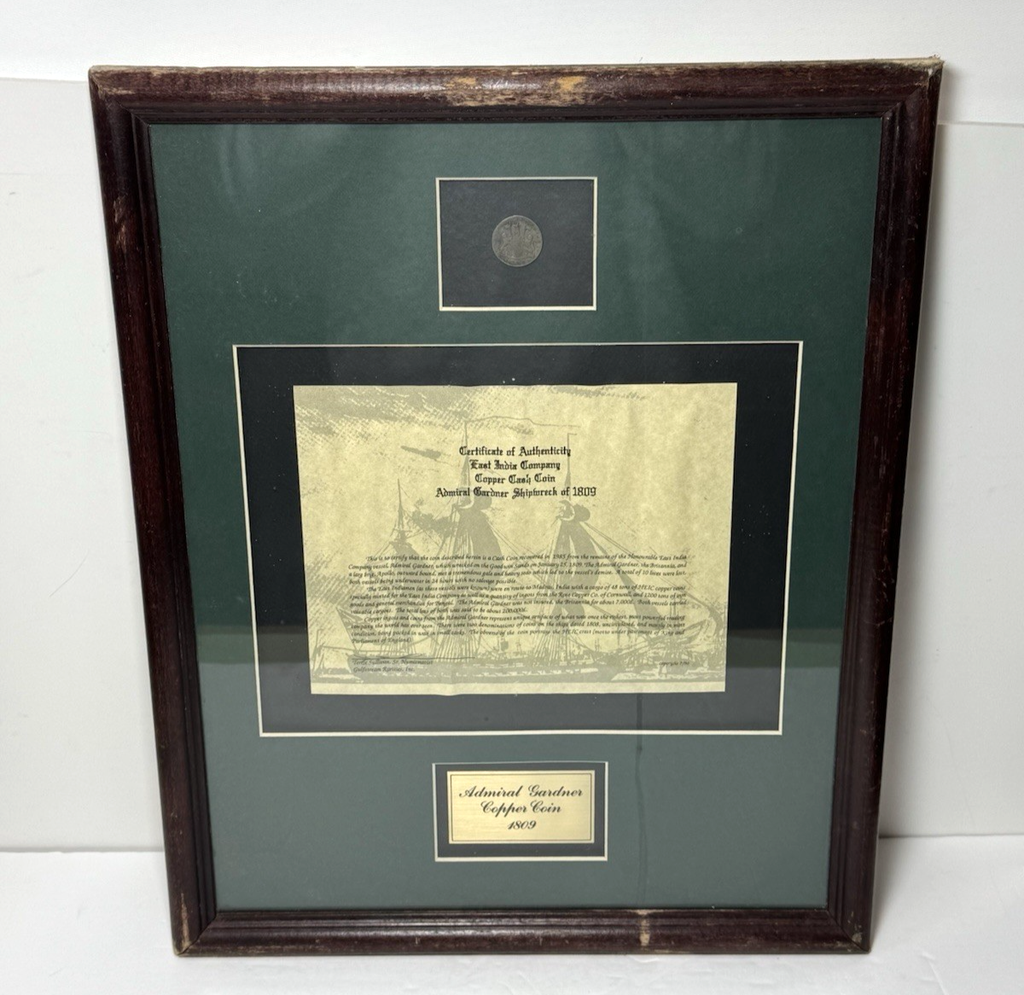 Admiral Gardner – East India Company Copper Cash Coin (1809 shipwreck)