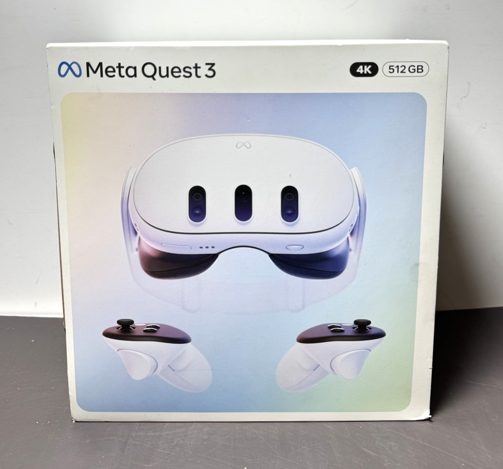 Meta Quest 3 512GB | VR Headset Thirty Percent Sharper Resolution -New Sealed