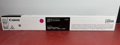 Genuine Canon 3765C003AA (GPR-61) Magenta High Yield Toner Cartridge  Sealed