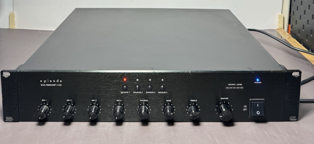 Episode ECA-70MIXAMP-1-240 Commercial Power Amplifier