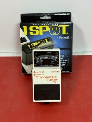 Tested! Preowned BOSS Chromatic Tuner TU-3 W/ Power Source - Free Shipping