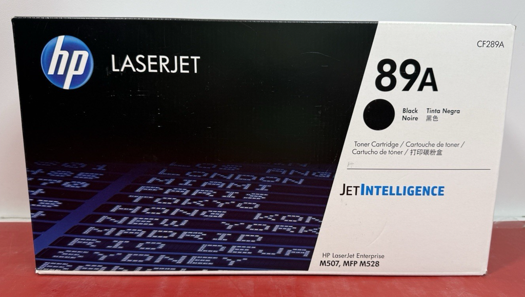 HP 89A Black Original LaserJet Toner Cartridge - CF289A NEW FACTORY SEALED