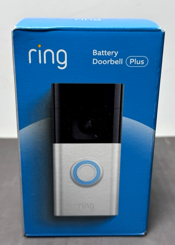 Ring Doorbell Plus Smart Wi-Fi Satin Nickel - Brand New