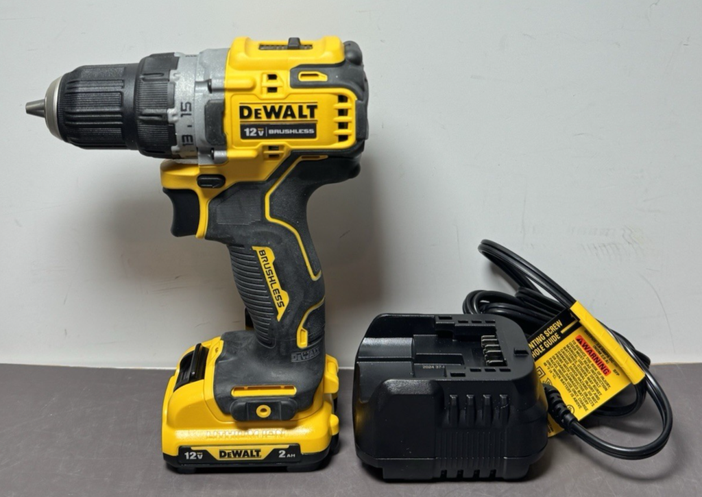 DeWalt DCD701 12V Max Brushless Cordless 3/8" Drill/Driver w/ 2.0AH batt+charger