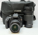 [13361-1] Canon EOS Rebel T7 24.1MP DSLR Camera Kit w/ 18-55mm & 75-300mm Lenses