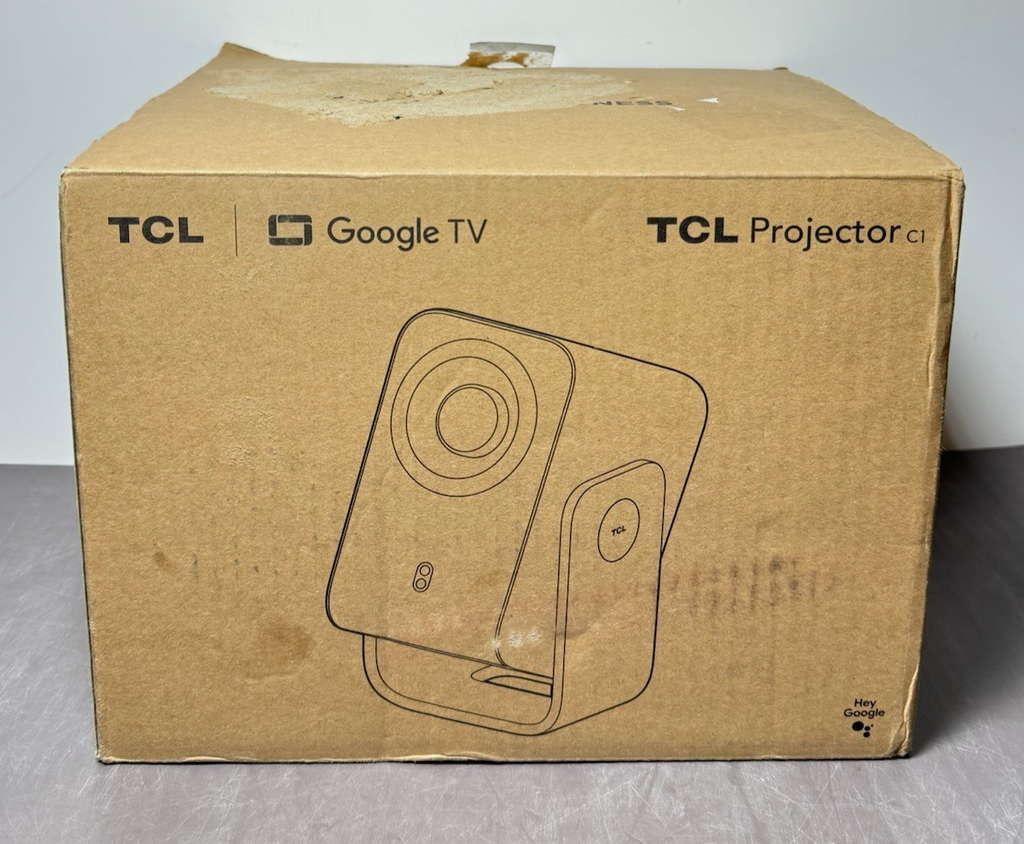 TCL C1 Google TV Portable Smart Projector Native 1080P-C10L3F