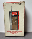 [13307-1] Vintage Coca-Cola Vendo Vending Machine AM/FM Transistor Radio Japan/ Tested