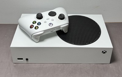 Microsoft Xbox Series S 512GB Console Gaming System White with controller/cables